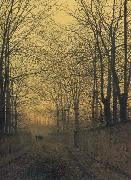 Atkinson Grimshaw October Gold oil on canvas